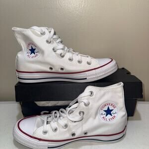 Men’s 5.5 Converse Chuck Taylor High Tops – White Canvas NIB